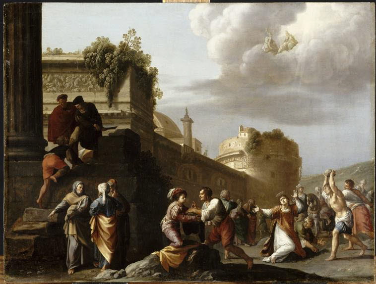La Lapidation de saint Étienne - Louvre site des collections