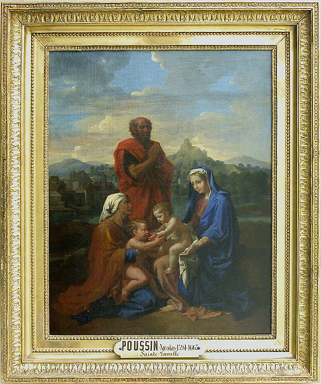 La Sainte Famille avec saint Jean, sainte Elisabeth et saint Joseph