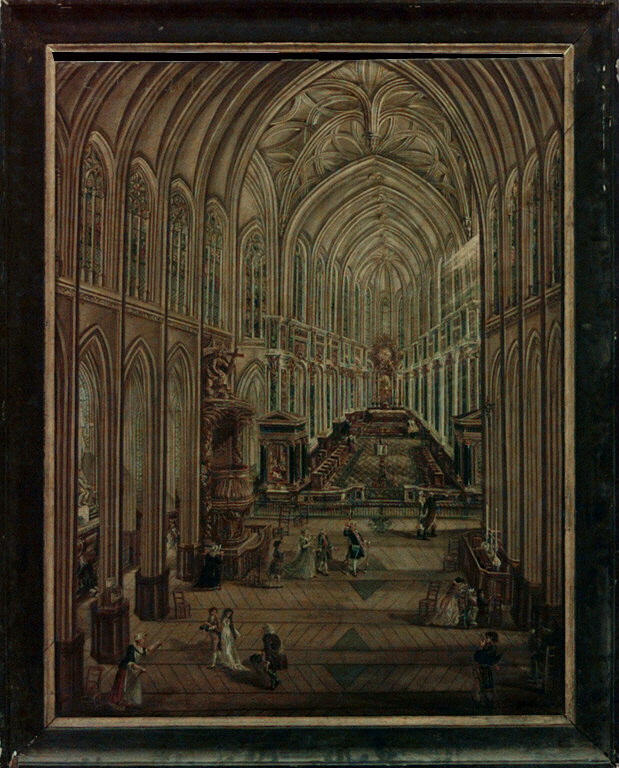 Intérieur d'église Saint-Merry, Riffault, l., 1e quart du XIXe siècle (1812)