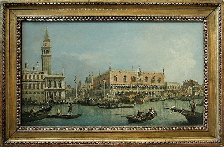 Le Môle, vu du bassin de San Marco - Louvre site des collections