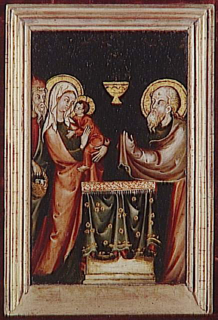 La Présentation au Temple, Anonyme, 1e moitié du XIVe siècle (1300 - 1350)
Date de création/fabrication : XIXe siècle (avant 1887)