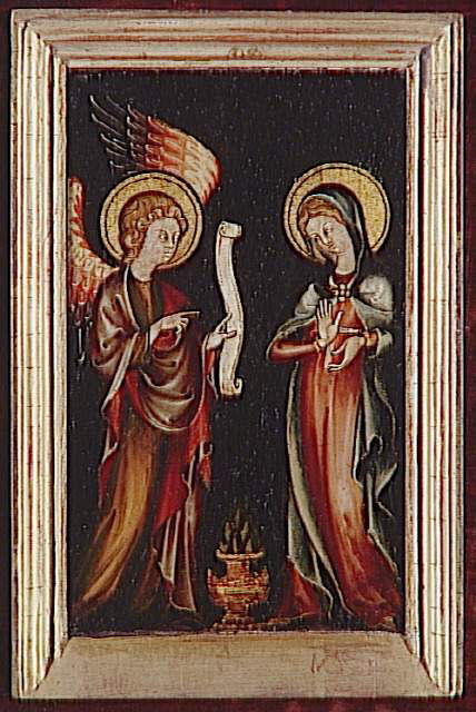 L'Annonciation, Anonyme, 1e moitié du XIVe siècle (1300 - 1350)
Date de création/fabrication : XIXe siècle (avant 1887)