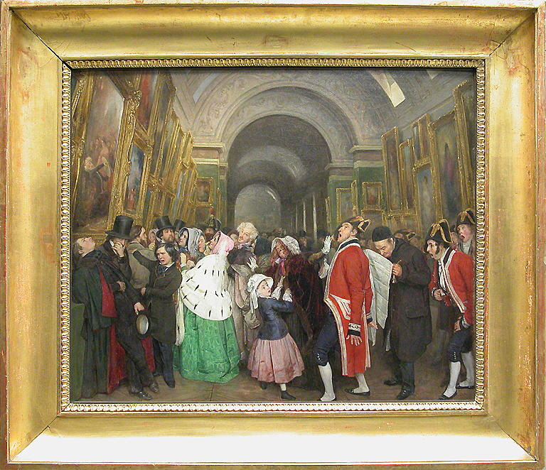 Les Tableaux Du Louvre Sont Ils Vrai Quatre heures, au Salon, dit aussi fermeture du Louvre (Fermeture du