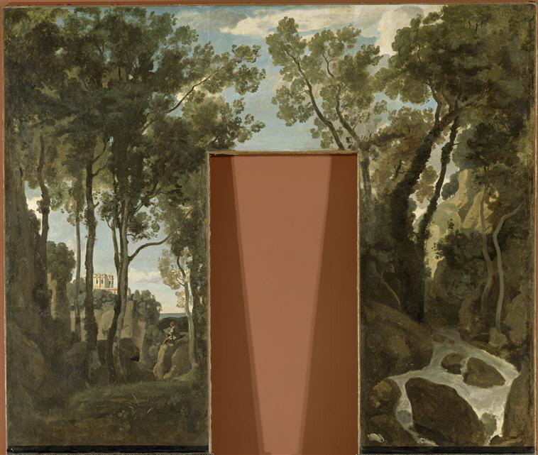 Gorges du Tyrol., Corot, Jean-Baptiste Camille, 2e quart du XIXe siècle (1825 - 1850)
