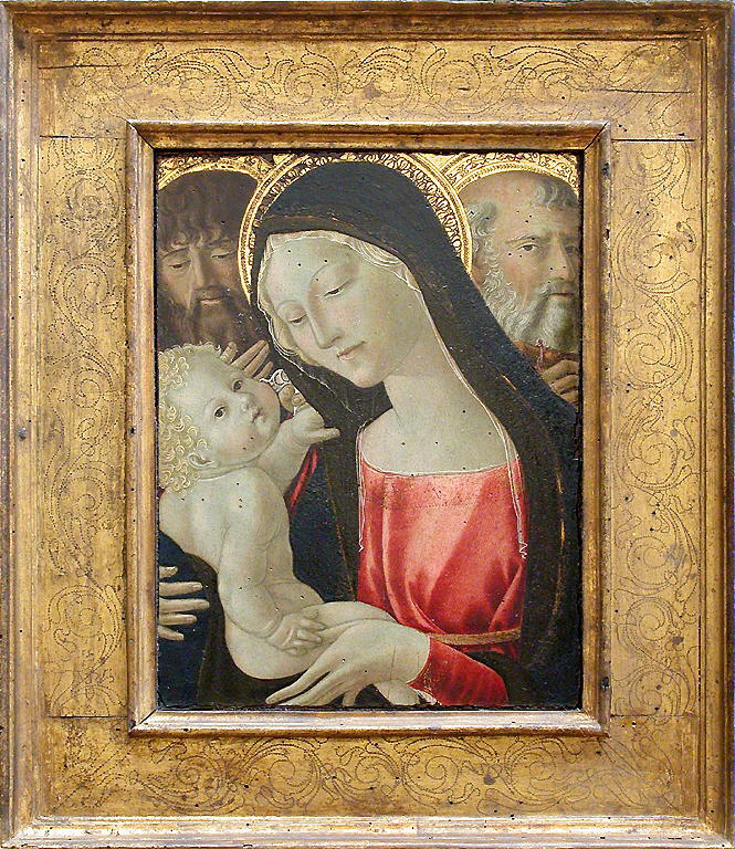 La Vierge et l'Enfant entre saint Jean Baptiste et saint Antoine ...