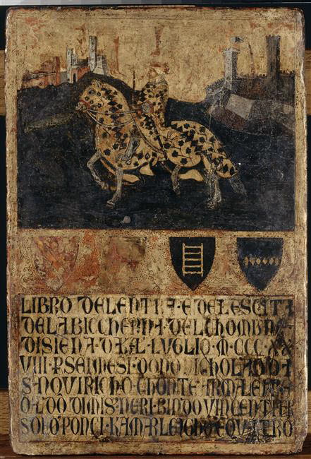 Portrait d'un condottière à cheval, Martini, Simone, Fin du XIXe siècle - début du XXè siècle (1875 - 1925)