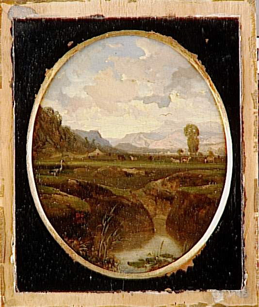 La mare., Decamps, Alexandre-Gabriel, 2e quart du XIXe siècle (1844)