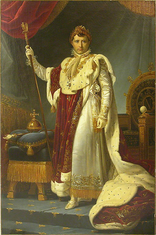 Portrait en pied de Napoléon 1er (17691821), en costume du sacre