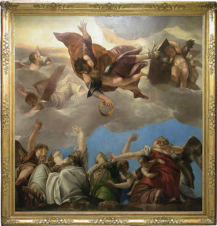 Saint Marc couronnant les Vertus théologales - Louvre site des collections