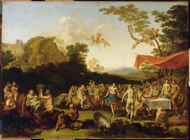 Festin de Bacchus et Ariane Louvre Collections