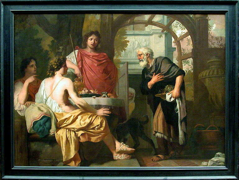 Abraham Recevant Les Trois Anges Du Seigneur Qui Vont Lui Annoncer La ...