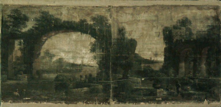 Paysage avec ruines, Anonyme, 4e quart du XVIIe siècle (1675 - 1700)