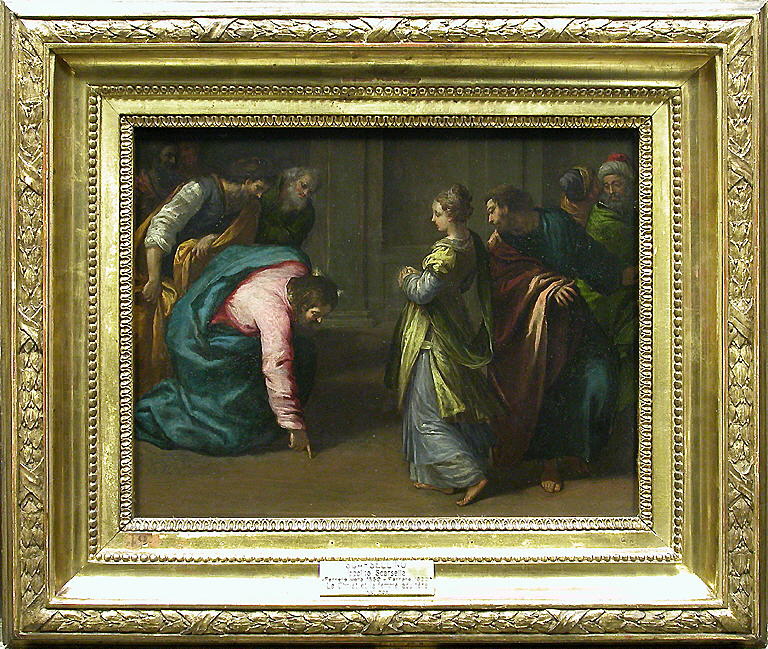 Le Christ et la femme adultère Louvre Collections