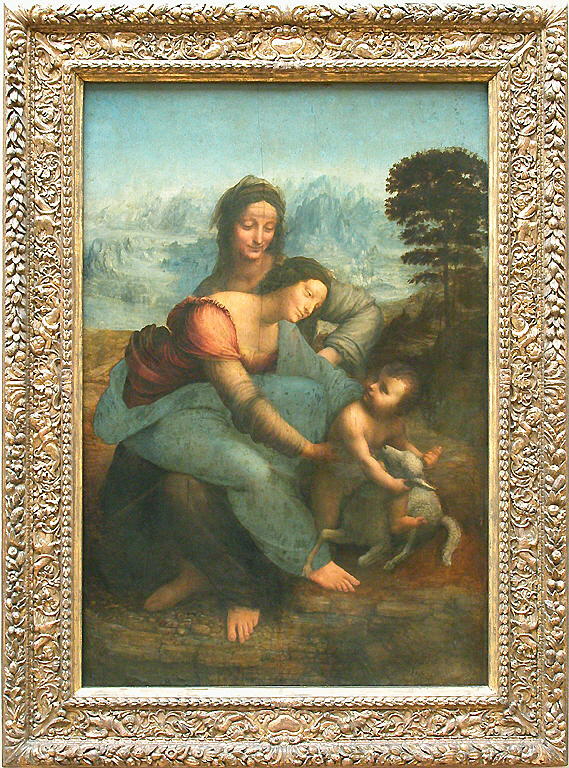 La Vierge, l'Enfant Jésus et sainte Anne, dit La Sainte Anne Louvre