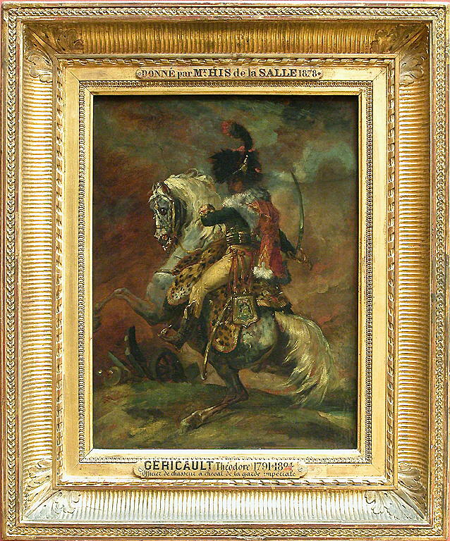Officier Chasseur à cheval de la Garde - Figurine d'Art signée Claude