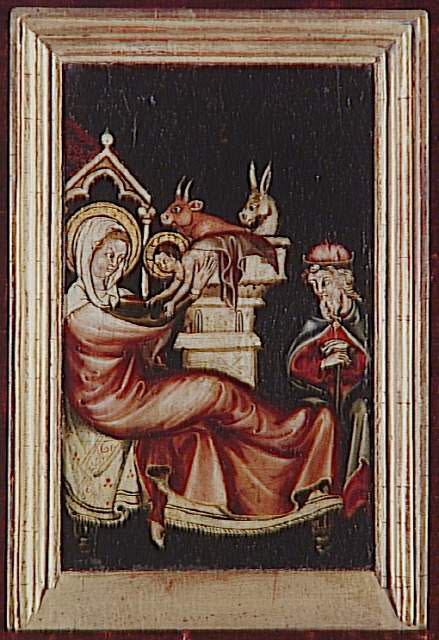 La Nativité, Anonyme, 1e moitié du XIVe siècle (1300 - 1350)
Date de création/fabrication : XIXe siècle (avant 1887)