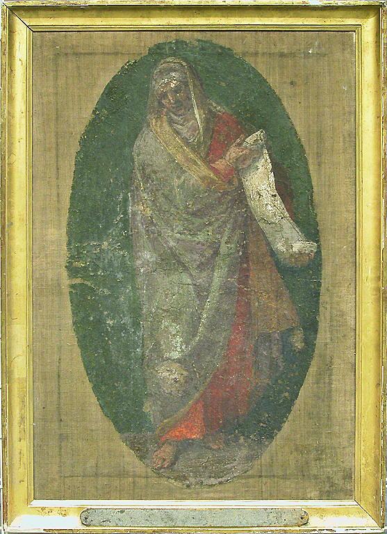 Sibylle déroulant un papier, Anonyme, Fin du XVIe siècle (1560 - 1600)