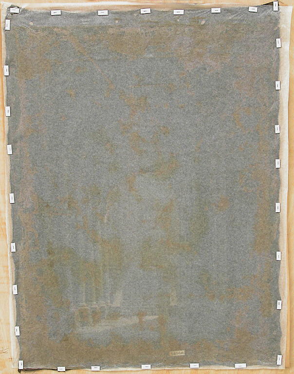 Perspective avec escalier, Lajoue, Jacques de, 1e moitié du XVIIIe siècle (vers 1721 - 1741)