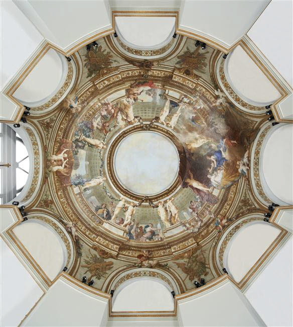 Coupole pour le salon de compagnie des petits appartements du Palais-Bourbon, à Paris, Callet, Antoine François, 3e tiers du XVIIIe siècle (1774 - 1776)