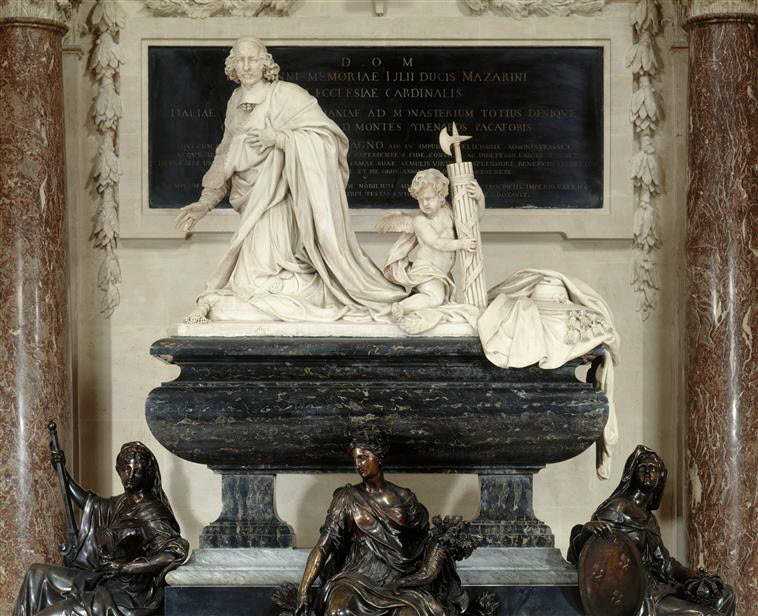 Monument funéraire du Cardinal de Mazarin - Louvre site des collections