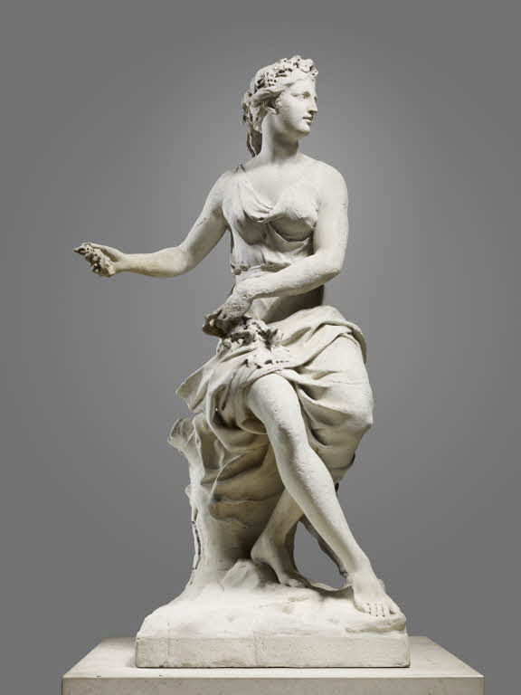 Flore, Coysevox, Antoine, 1709 - 1710 (signature)