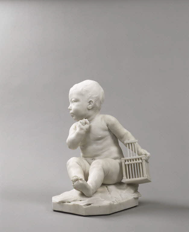 L'Enfant à la cage, Pigalle, Jean-Baptiste, 1749