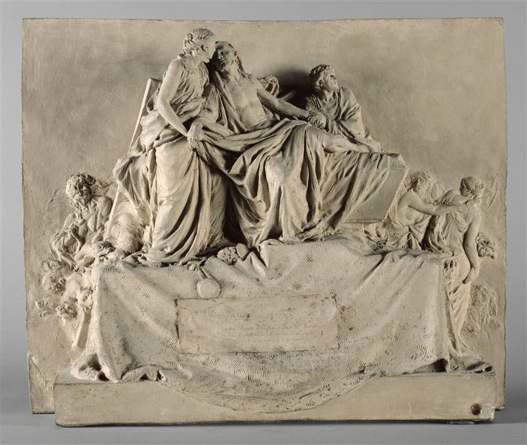 Esquisse du monument funéraire dit du prince Alexandre Mikhailovitch Golitsyne (1723-1807), Houdon, Jean Antoine, 1777