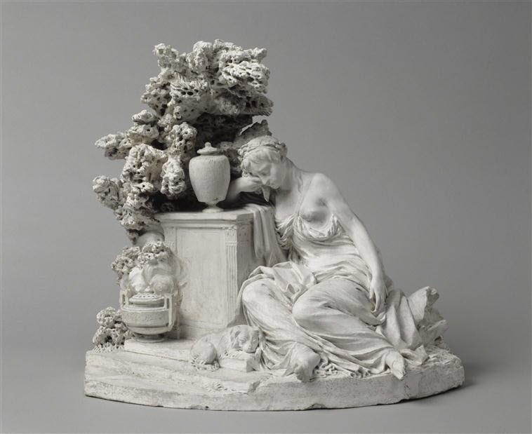 L'Amitié pleurant sur un tombeau, Caffieri, Jean-Jacques, 1767