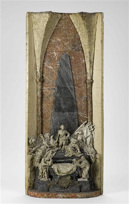 Maquette du mausolée du maréchal de Saxe (1696-1750), Pigalle, Jean-Baptiste, vers 1773