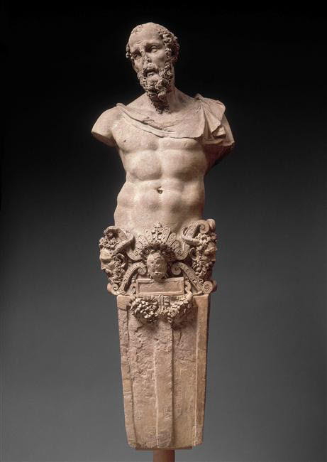 Term with figure of bearded man