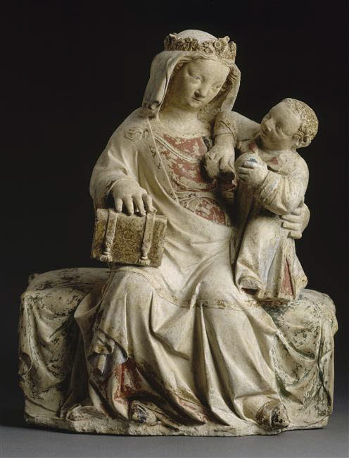 La Vierge assise et l'Enfant, France Lorraine, 1300 - 1333