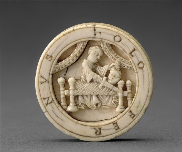 Pion de tric-trac : Judith et Holopherne