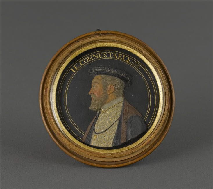Médaillon rond : Anne de Montmorency, Anonyme, 1500 - 1600