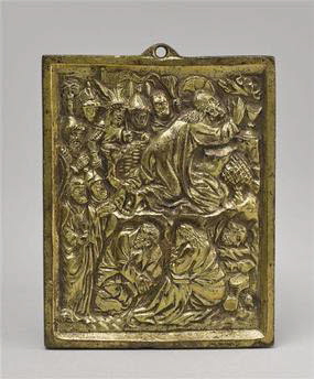 Plaquette : Le Christ au jardin des Oliviers., image 1/1