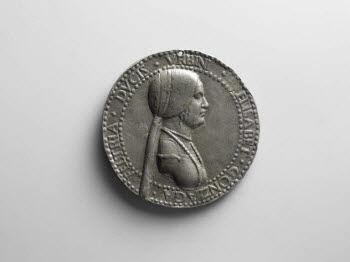 Médaille : Elisabetta Gonzaga, duchesse d'Urbino (1471-1526) / la fortune s'échappant