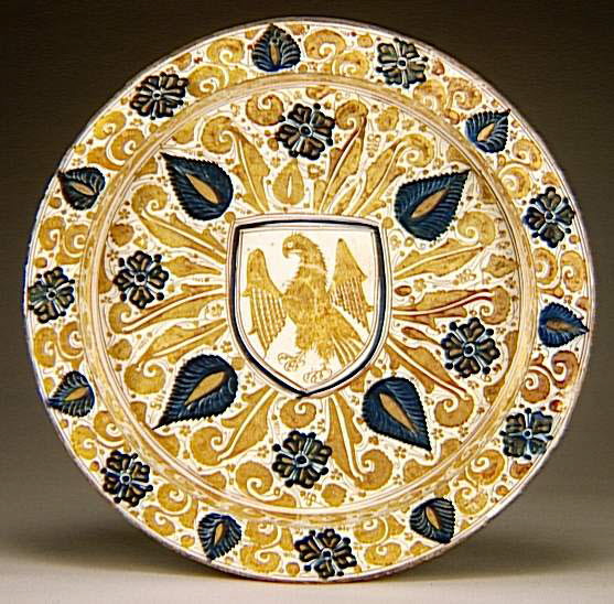 Grand bassin rond : armoiries