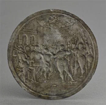Médaillon : Le serment des trois vainqueurs, le 2 août 1577, image 2/2