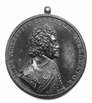 Médaille : Henri de Maleyssic, gouverneur de Pignerol / porte de la ville de Pignerol