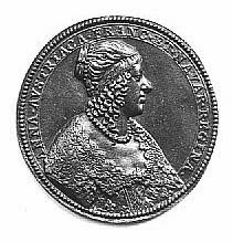 Médaille : Anne d'Autriche