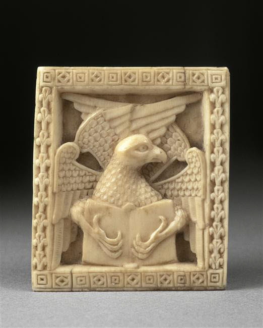 Plaquette : Aigle de saint Jean l'évangéliste
