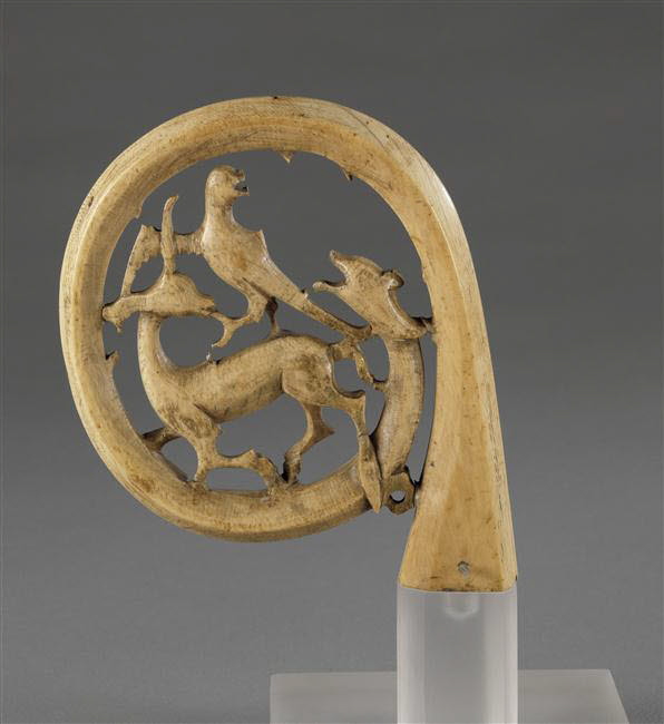 Serpent and Falcon Attacking a Gazelle