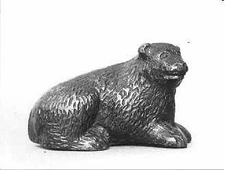 Statuette : ours couché, image 1/1