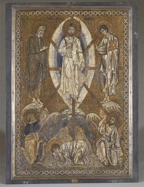 Icône portative : La Transfiguration du Christ