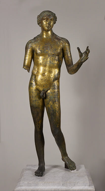 Apollon de Lillebonne, romain impérial ; style gallo-romain

Date de création/fabrication : IIe s. ap. J.-C. (d'après "Rome la cité et l'empire") (bibliographie/travail de référence) (100 - 200)