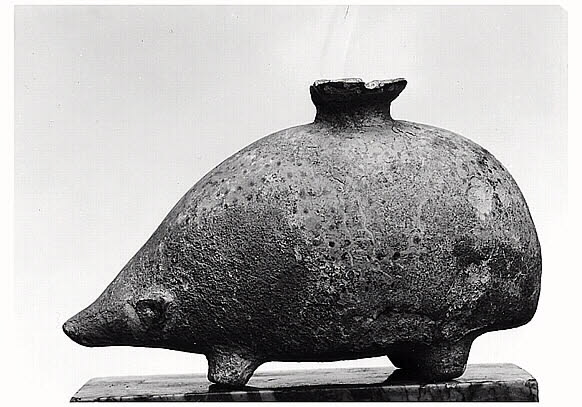 aryballe ; vase plastique