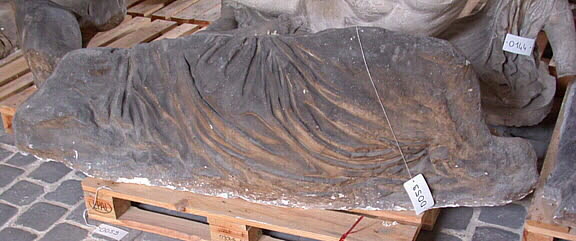 Tirage d'une figure du fronton ouest du Parthénon, dite “Procris ...
