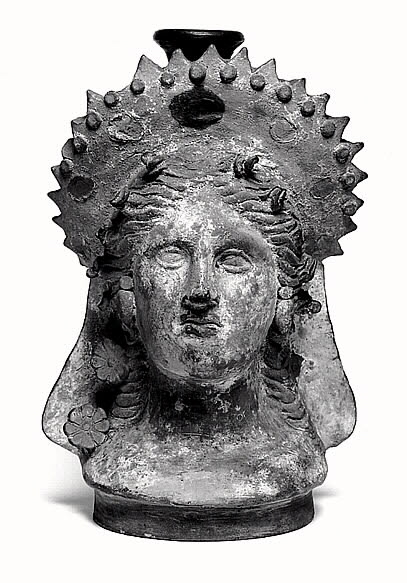 lécythe ; vase plastique