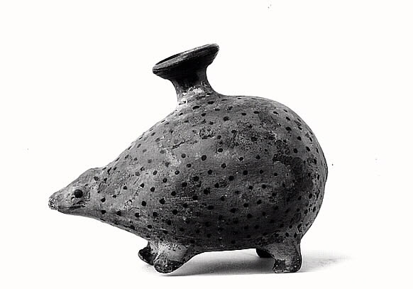 aryballe ; vase plastique