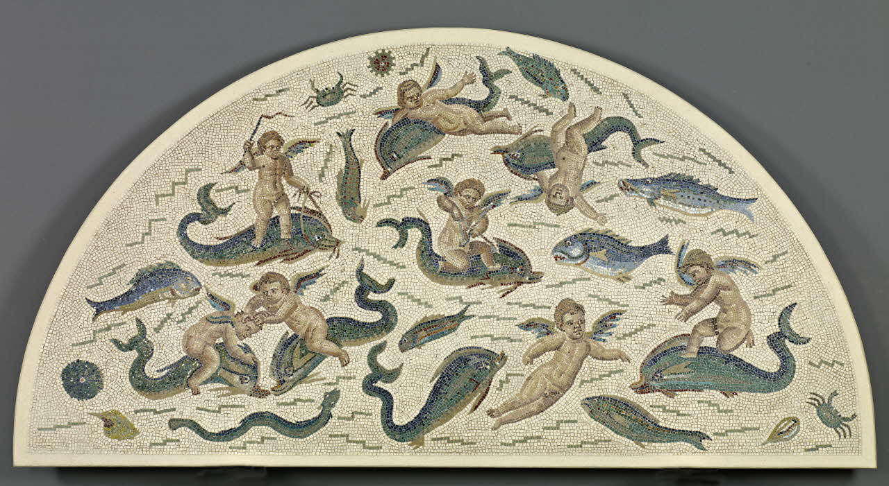 mosaïque, romain impérial

Date de création/fabrication : 2e quart IIIe s. ap. J.-C. ; 3e quart IIe s. ap. J.-C. (vers 250)