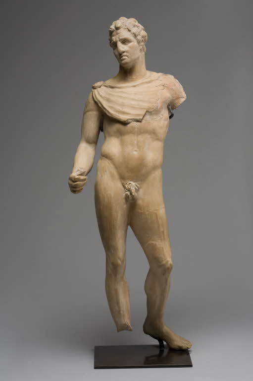 figurine, hellénistique

Date de création/fabrication : 2e quart IIe s. av. J.-C. ; 3e quart IIe s. av. J.-C. (-152 - -145)